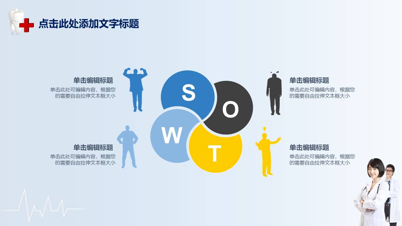 牙科医生口腔护理ppt模板