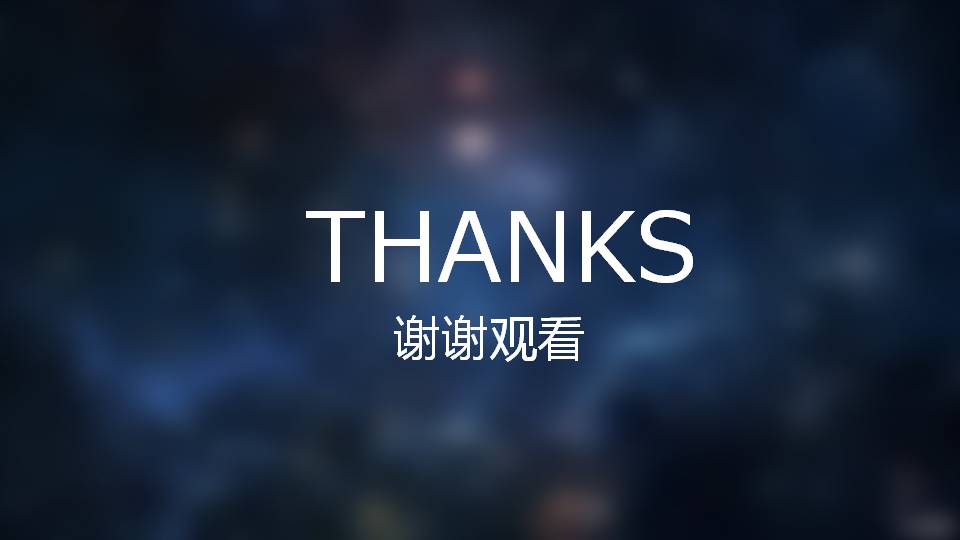 蓝色iOS风格通用商务PPT模板