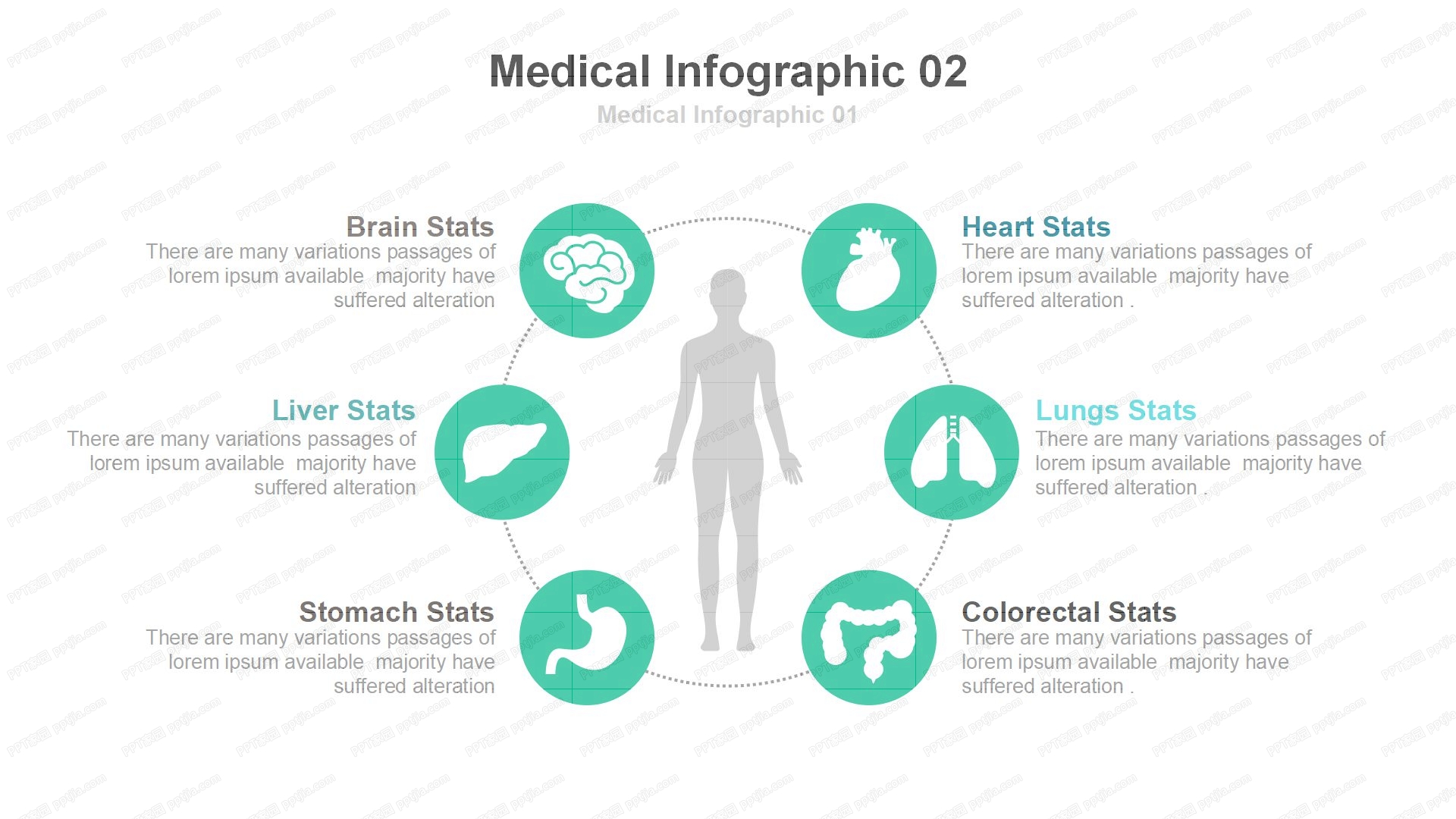 国外医疗医学工作汇报ppt模板