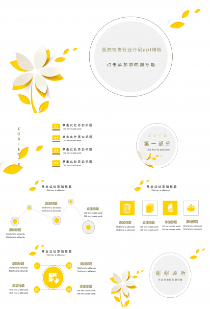 医药销售行业介绍ppt模板