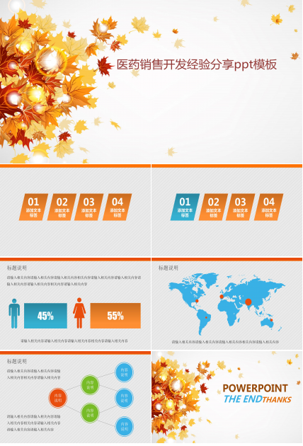 医药销售开发经验分享ppt模板