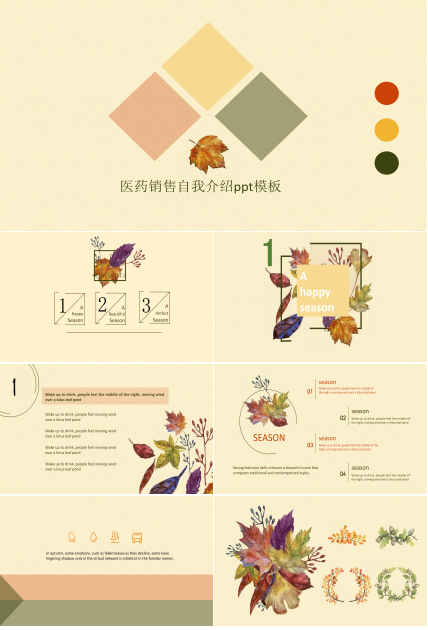 医药销售自我介绍ppt模板