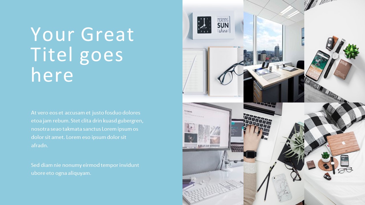 极简约清新风工作总结计划ppt模板