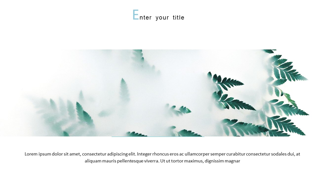 极简约清新风工作总结计划ppt模板