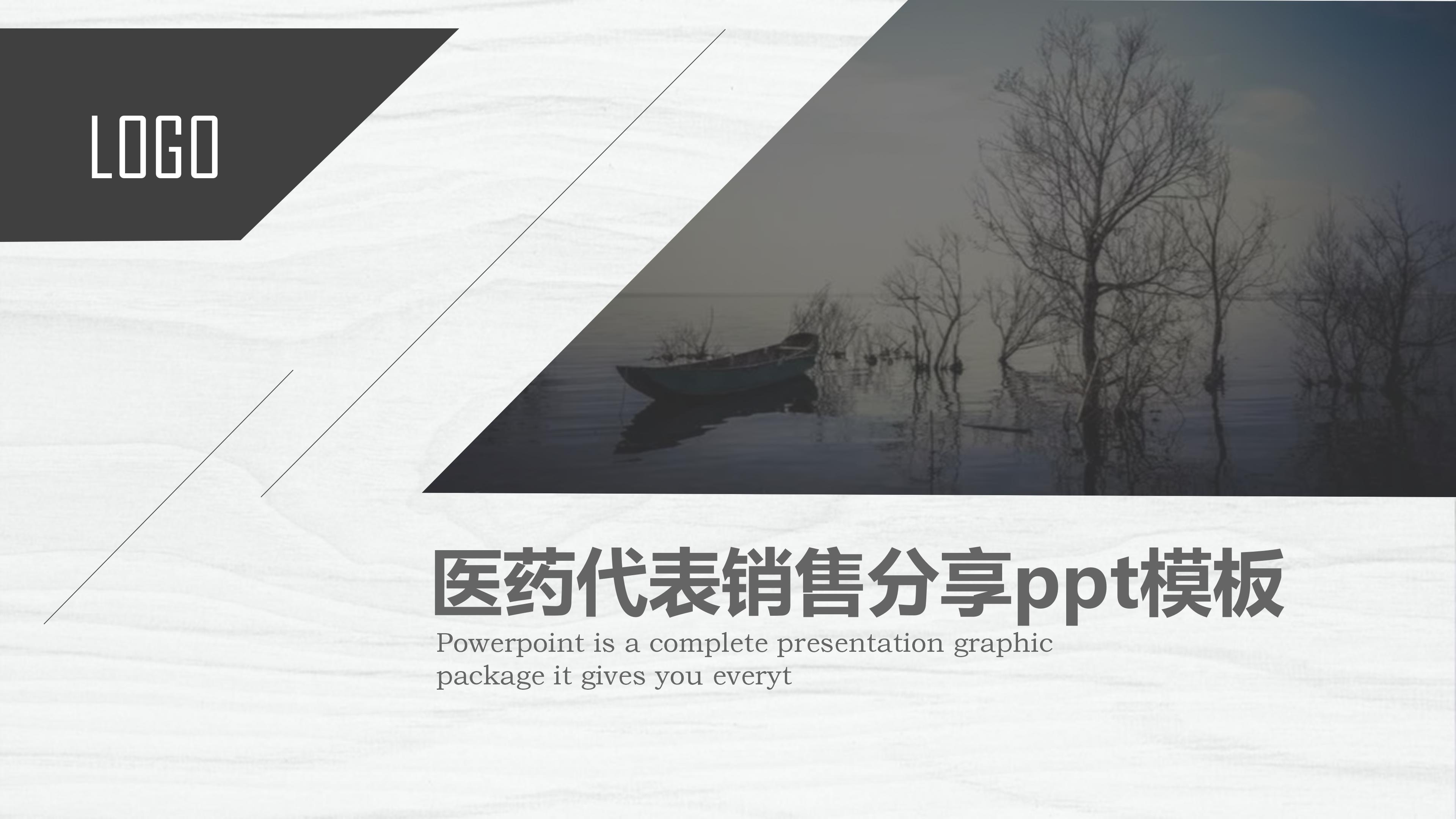 医药代表销售分享ppt模板