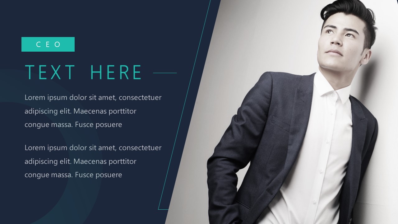 青色高端简约大气时尚流体几何风商务ppt模板