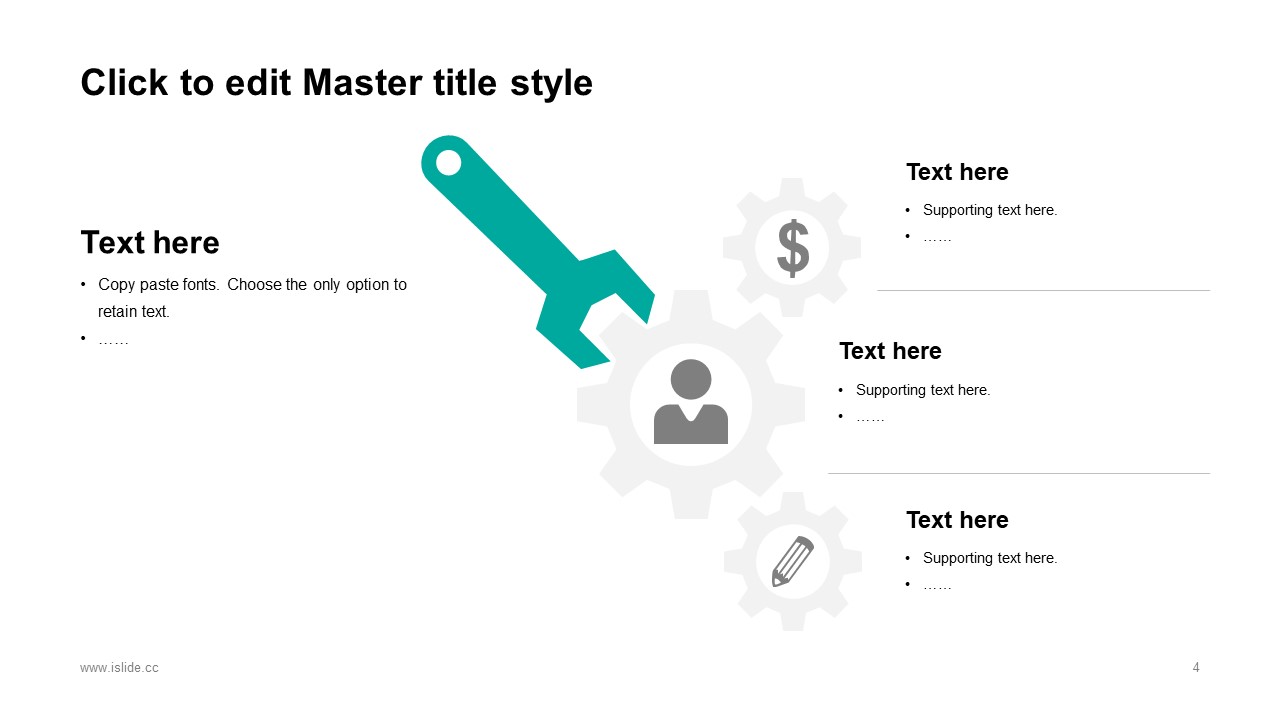 绿灰小清新几何风商务工作汇报ppt模板