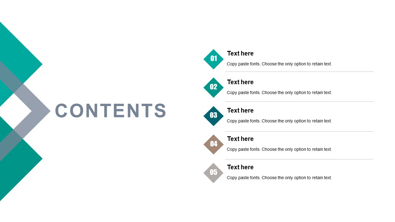 绿灰小清新几何风商务工作汇报ppt模板