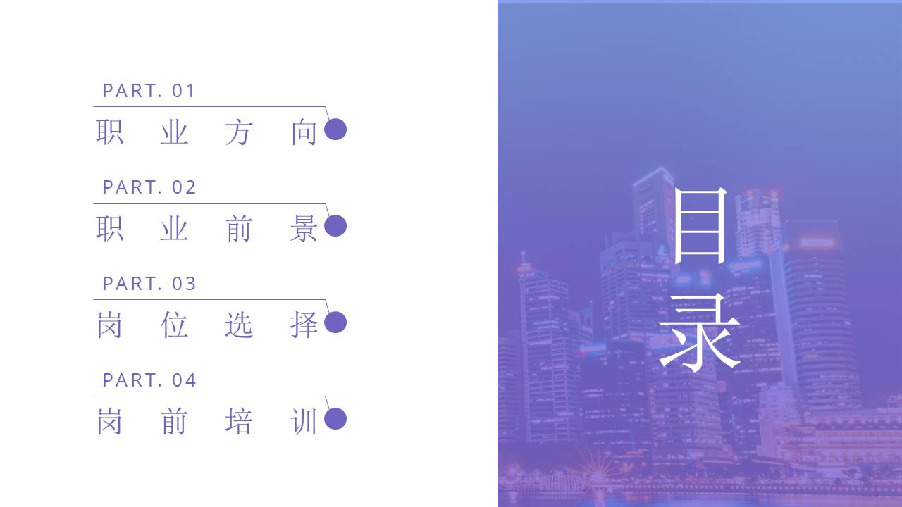 大学生职业规划ppt模板