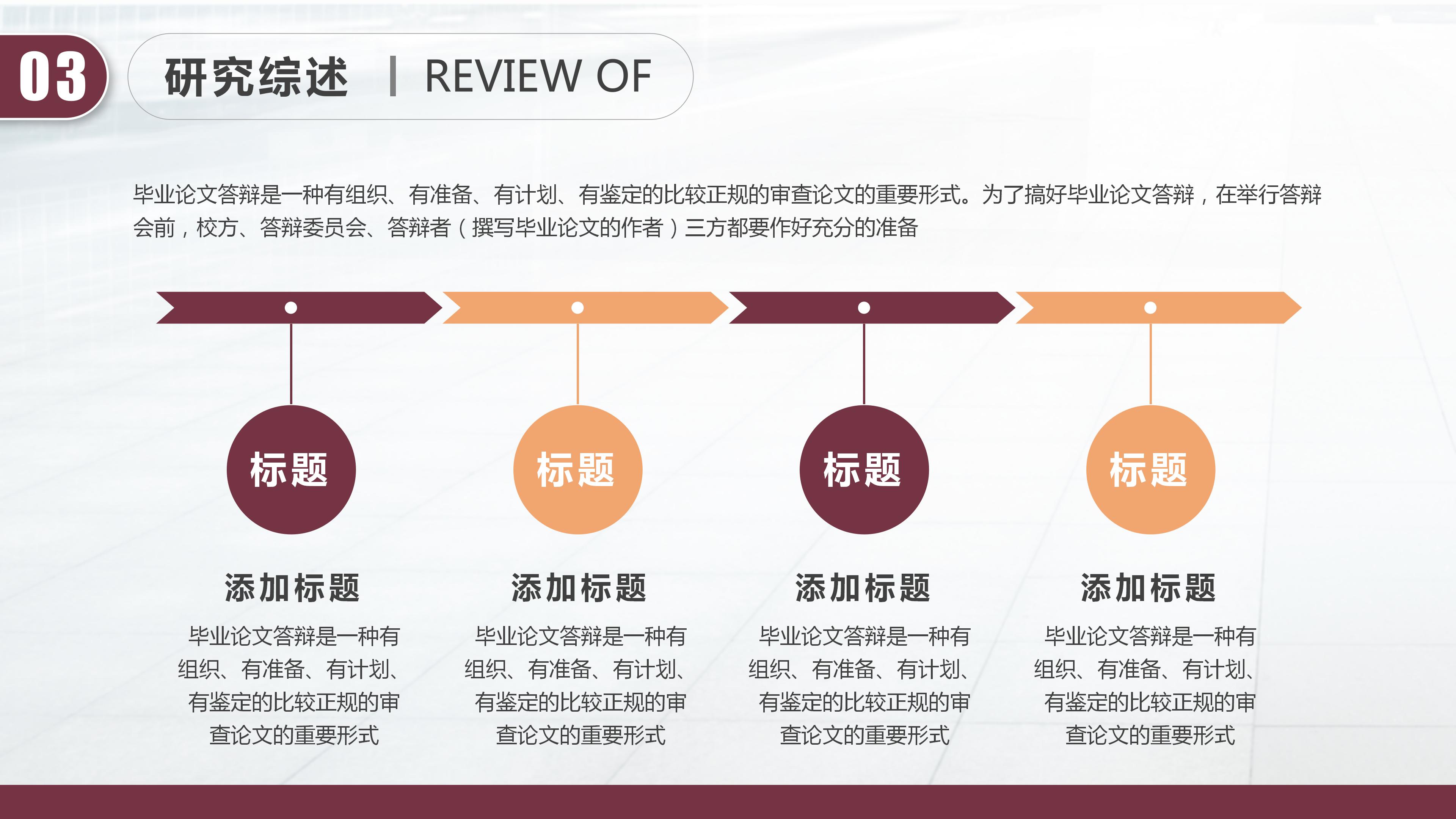微电影开题答辩ppt模板