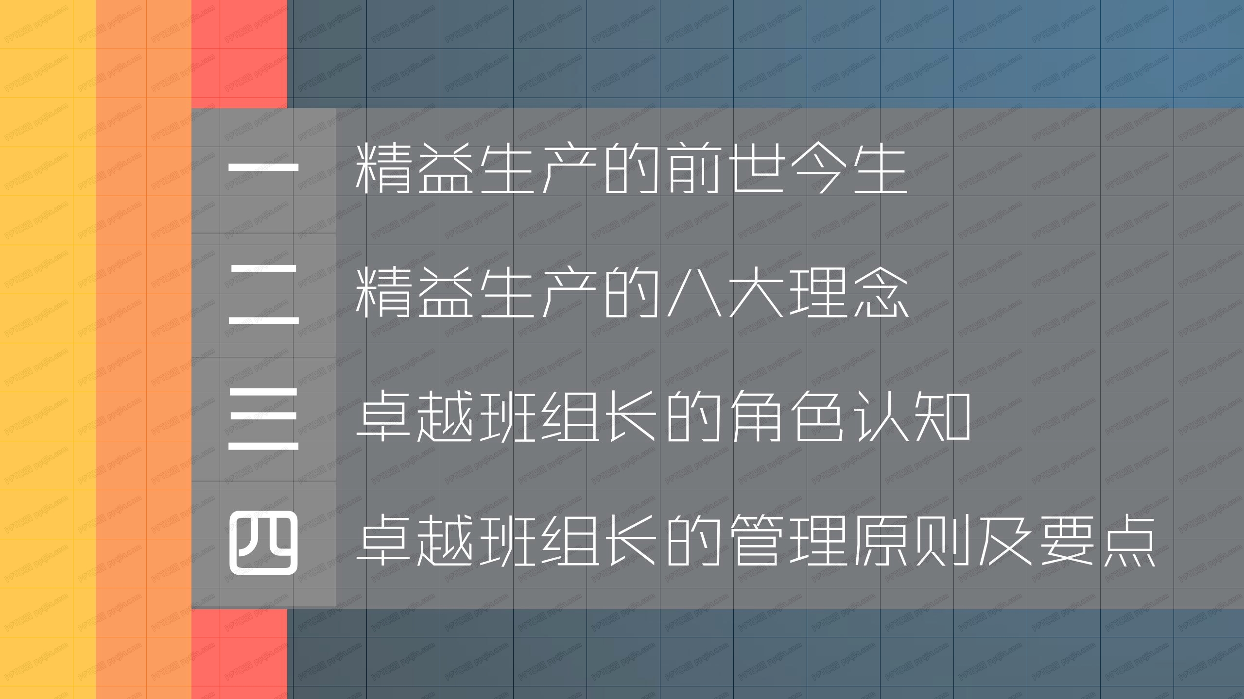 中层管理人员管理培训课程ppt模板