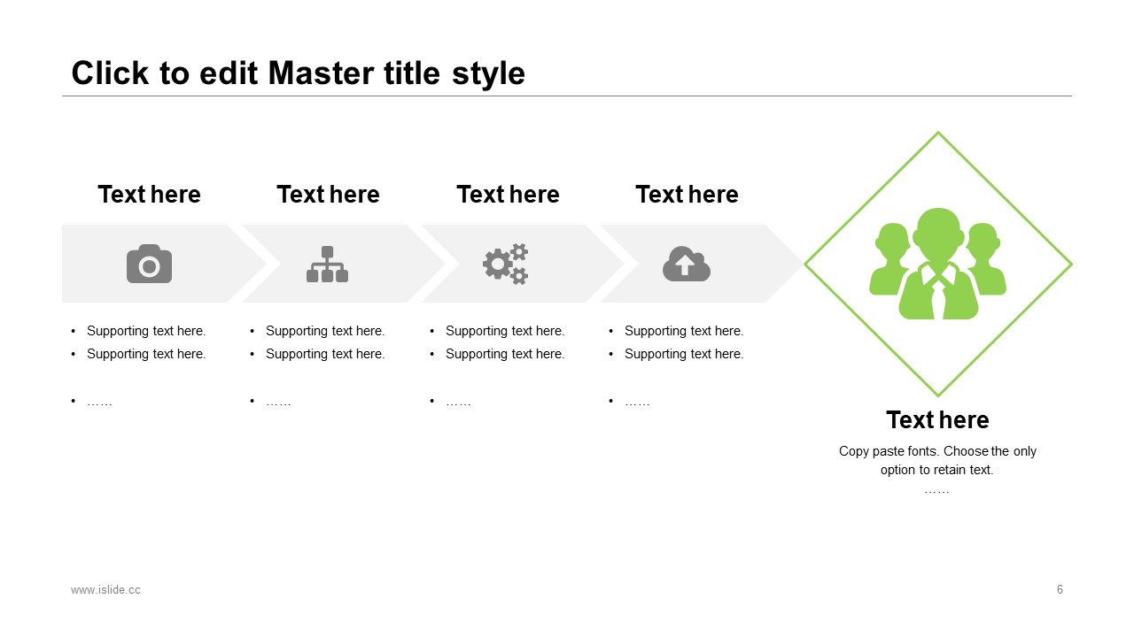 创意蓝绿小清新扁平简约商务通用ppt模板
