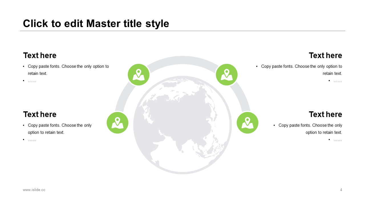 创意蓝绿小清新扁平简约商务通用ppt模板
