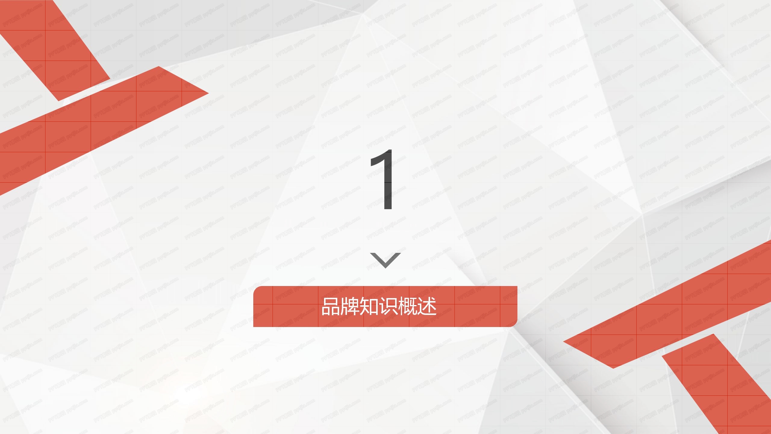 品牌建设讲解分析ppt模板