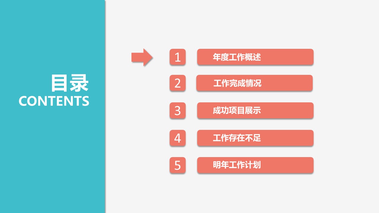 几何图形创意封面四色扁平化商务工作汇报ppt模板