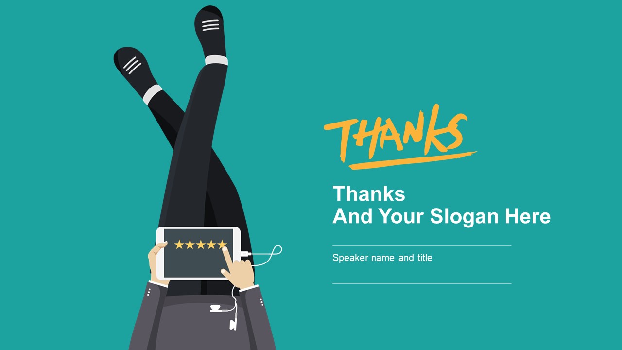 卡通扁平风商务工作总结报告ppt模板