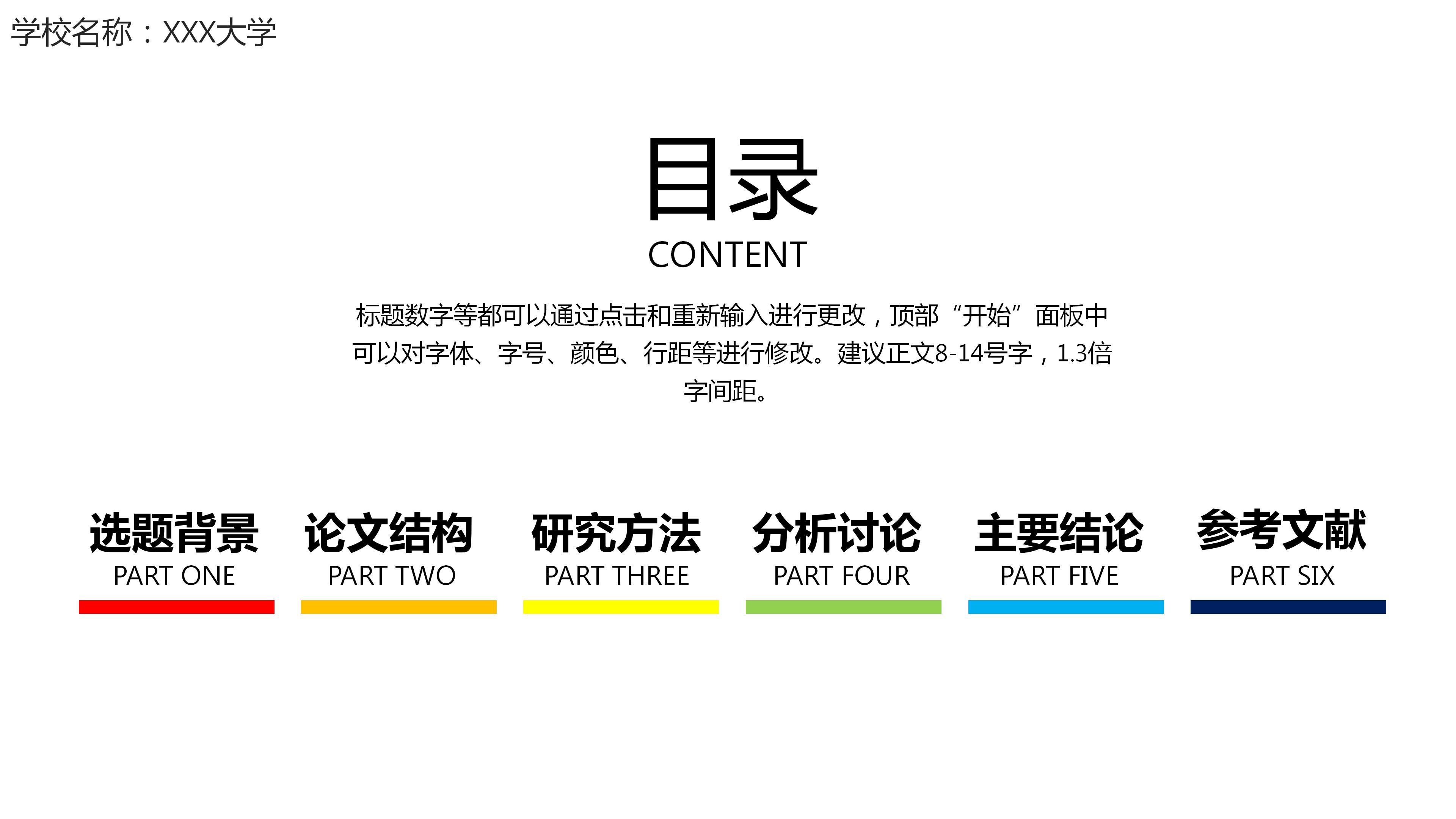 汽车专业毕业答辩ppt模板