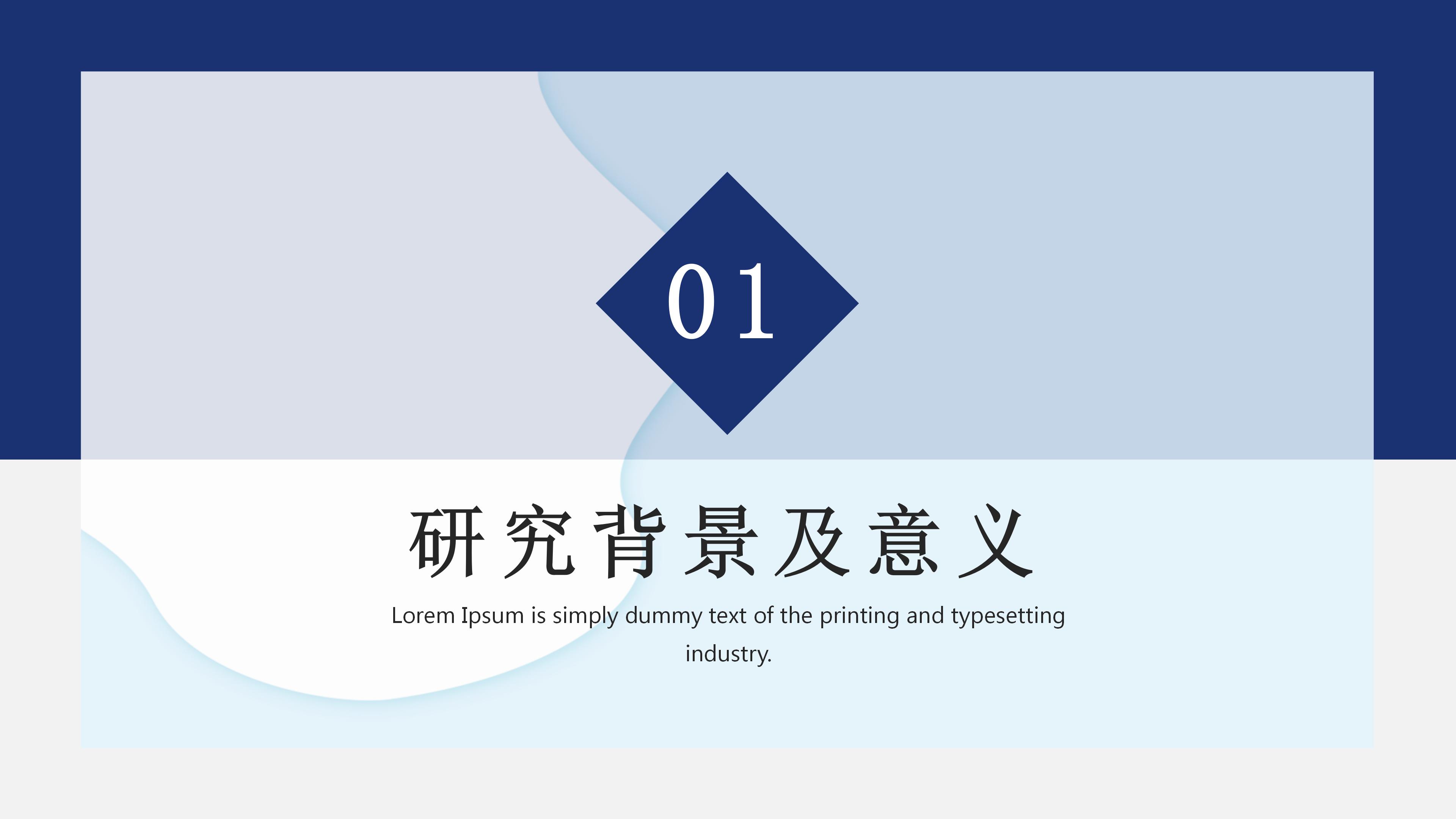 工商管理专业毕业答辩ppt模板