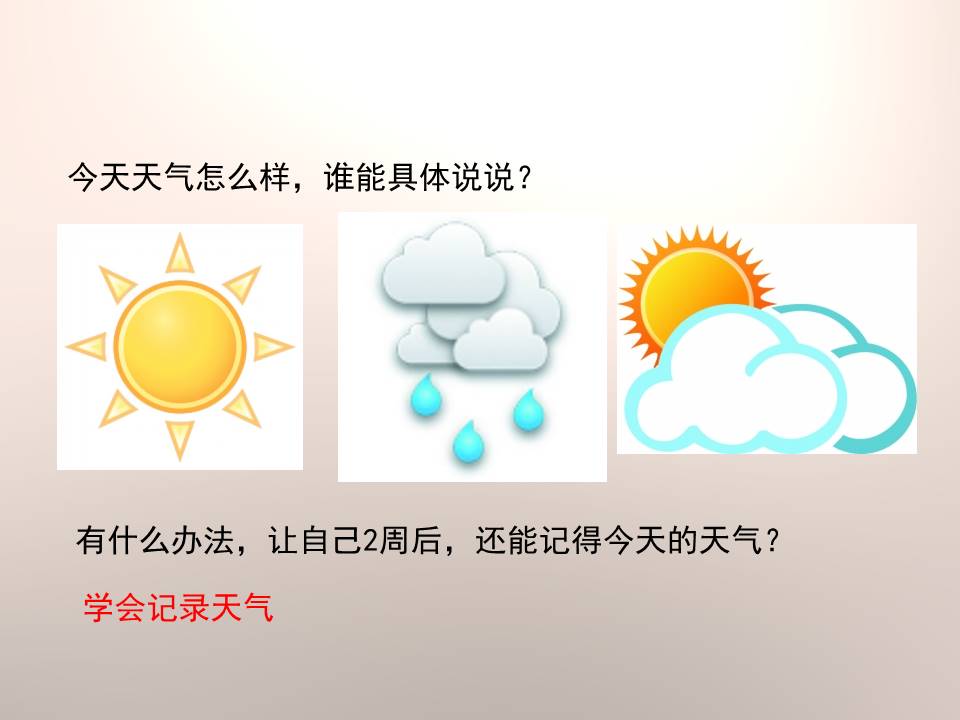 天气日历ppt课件 