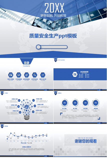 质量安全生产ppt模板