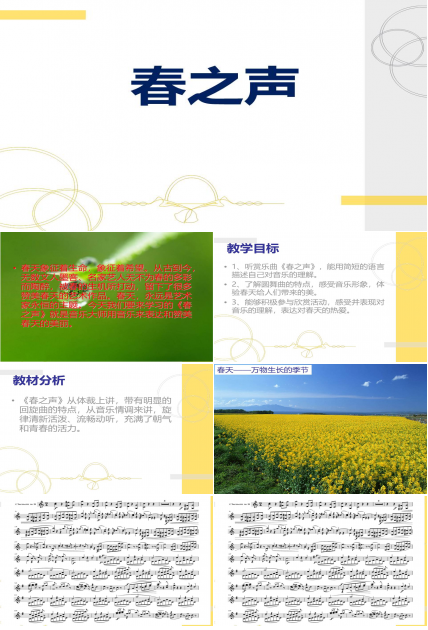 春天的声音-春之声ppt 