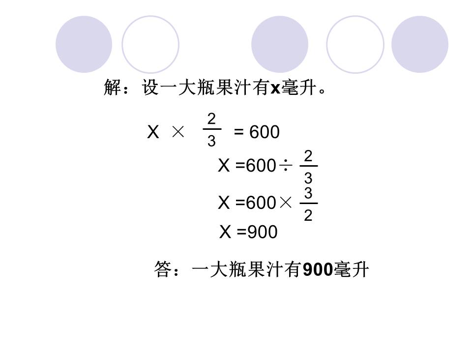 分数方程ppt模板