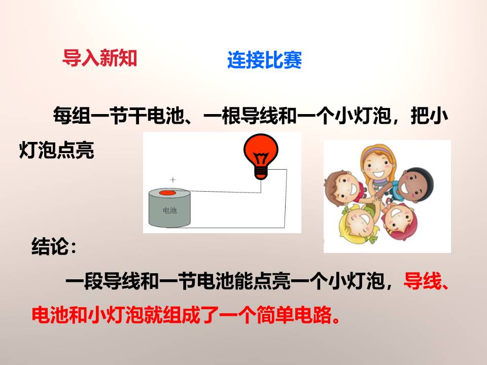 简单电路ppt模板