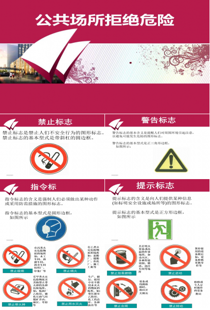 安全标志ppt 
