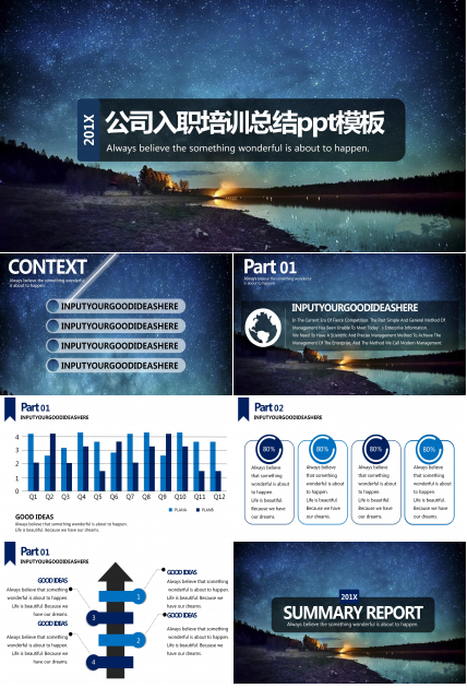 公司入职培训总结ppt模板