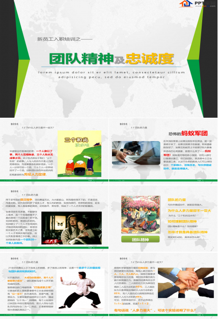 团队精神及忠诚度培训PPT课件