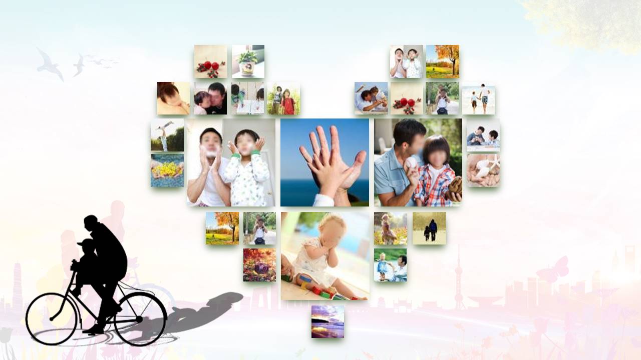 有关父亲的ppt模板 