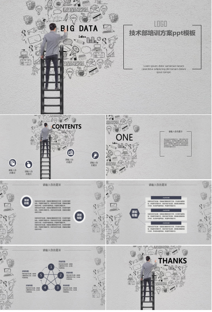 技术部培训方案ppt模板