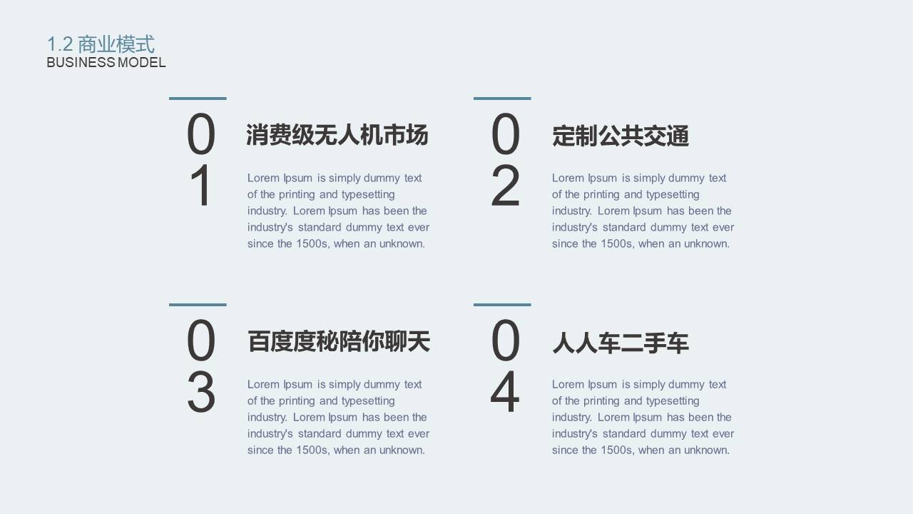 极简创业项目ppt