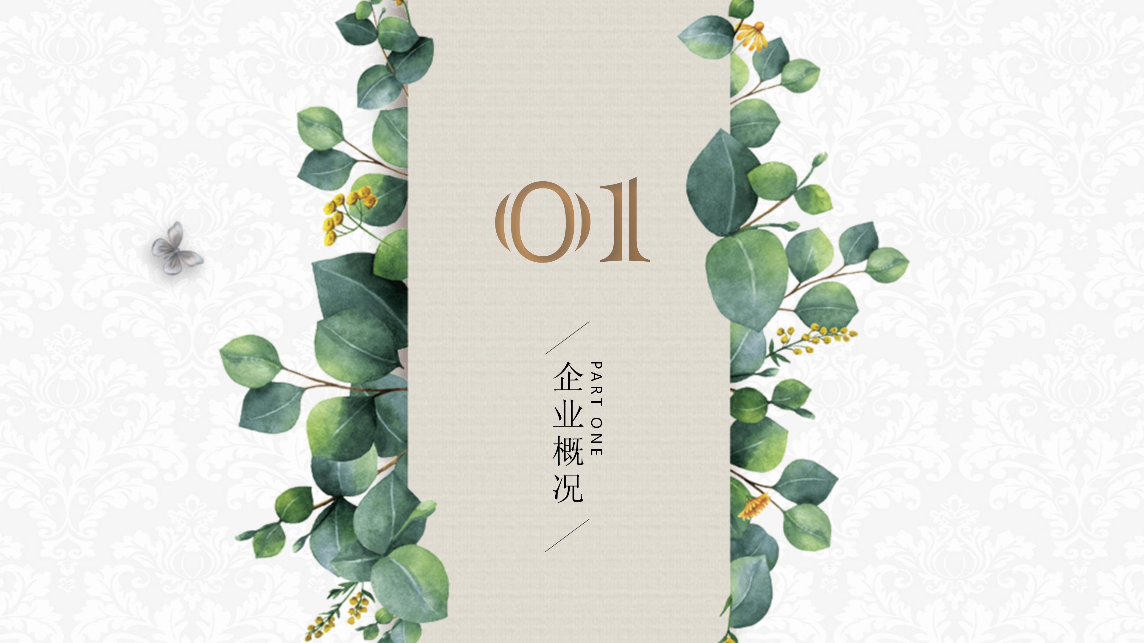 商贸公司简介ppt模板