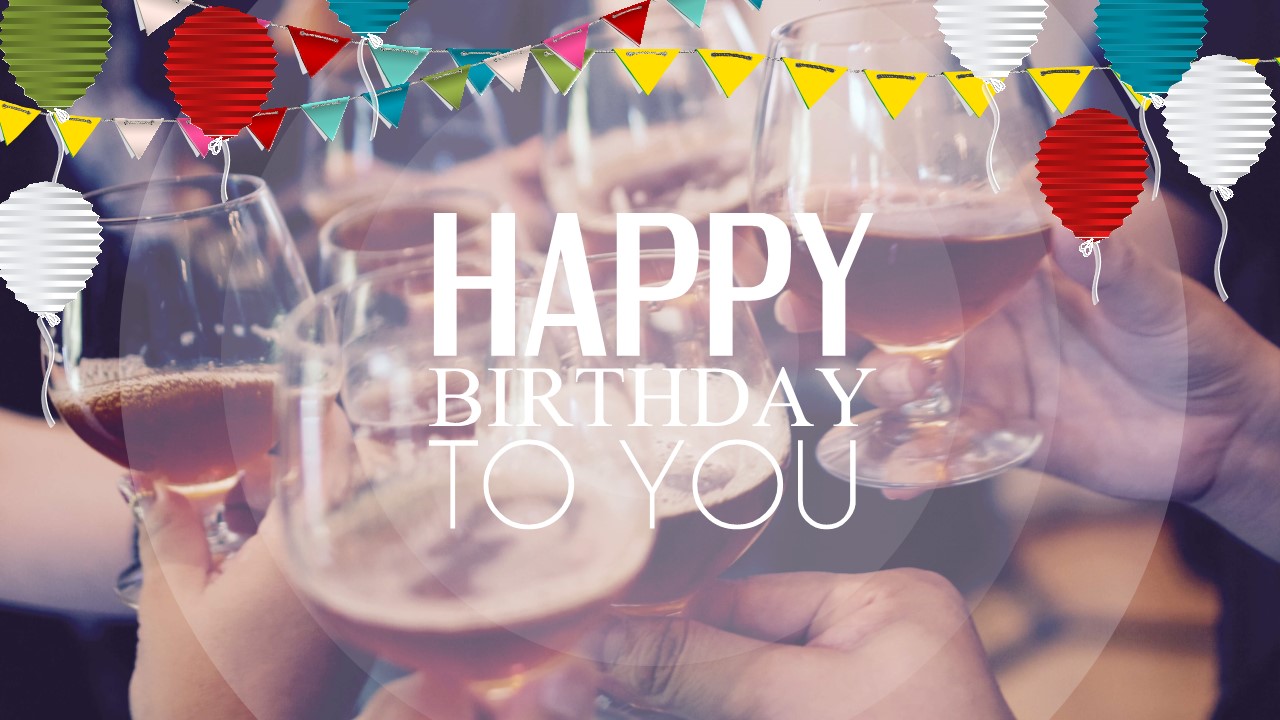 工作生日会ppt模板免费下载