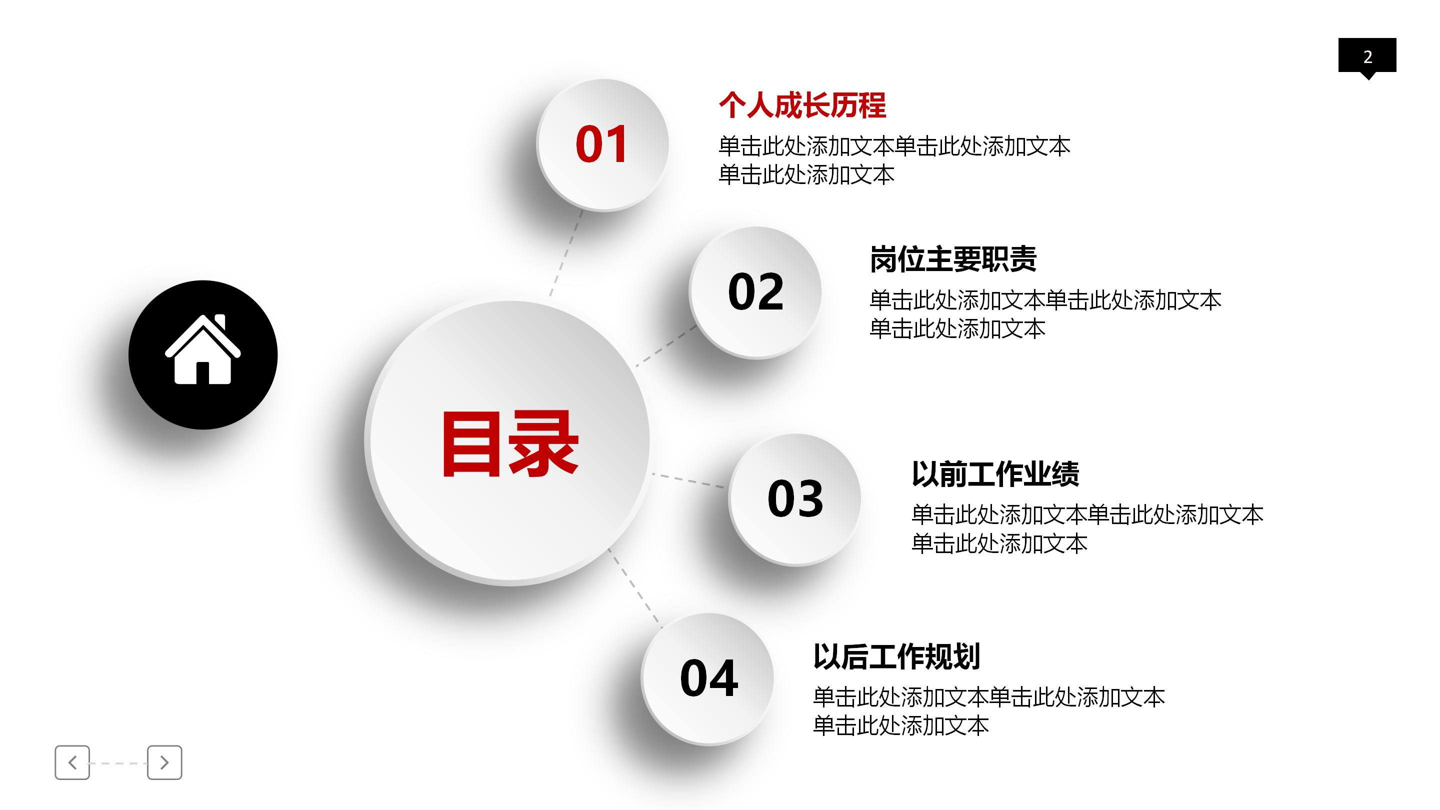 学校年终述职报告ppt模板