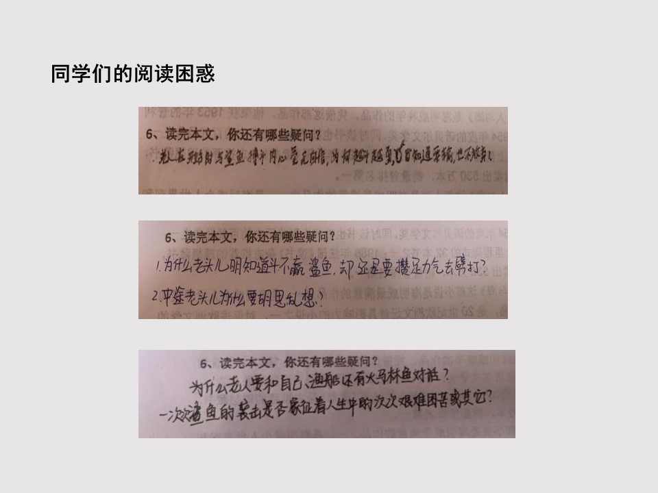 <老人与海>ppt模板 