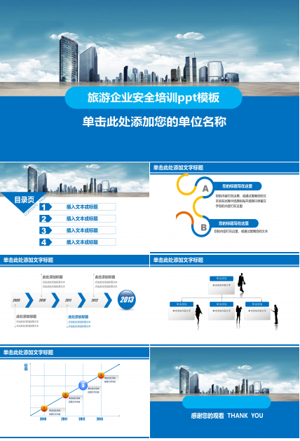 旅游企业安全培训ppt模板