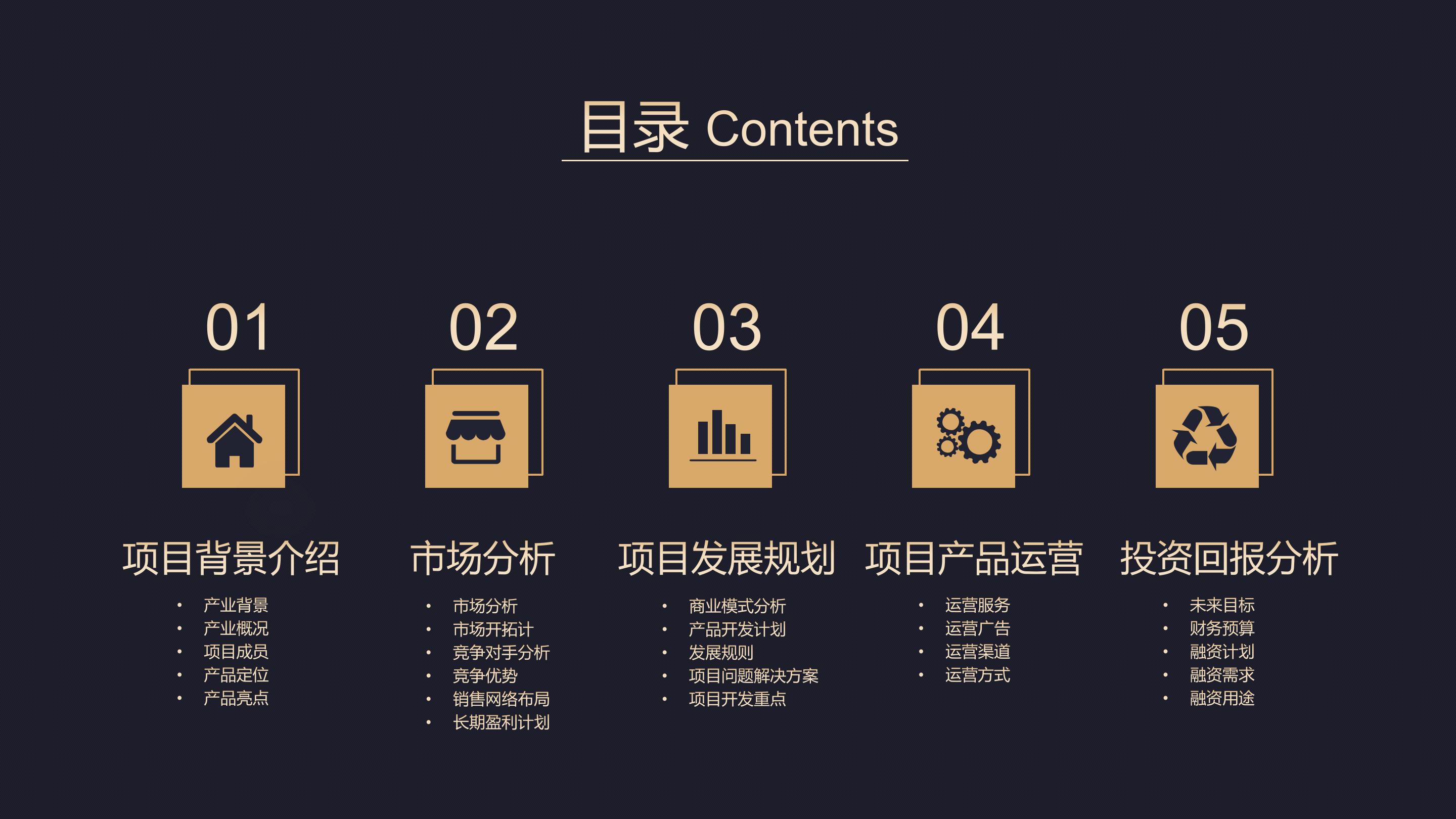 乡村公园规划方案ppt模板