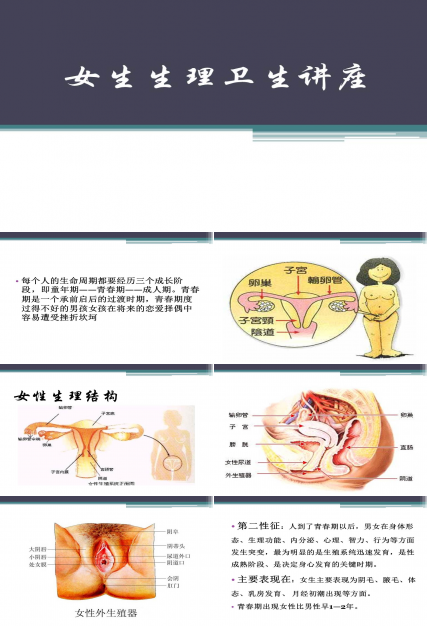 女性健康讲座ppt模板