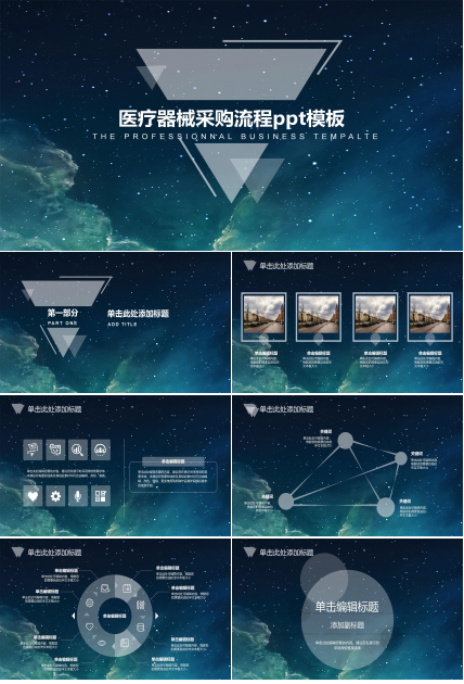 医疗器械采购流程ppt模板