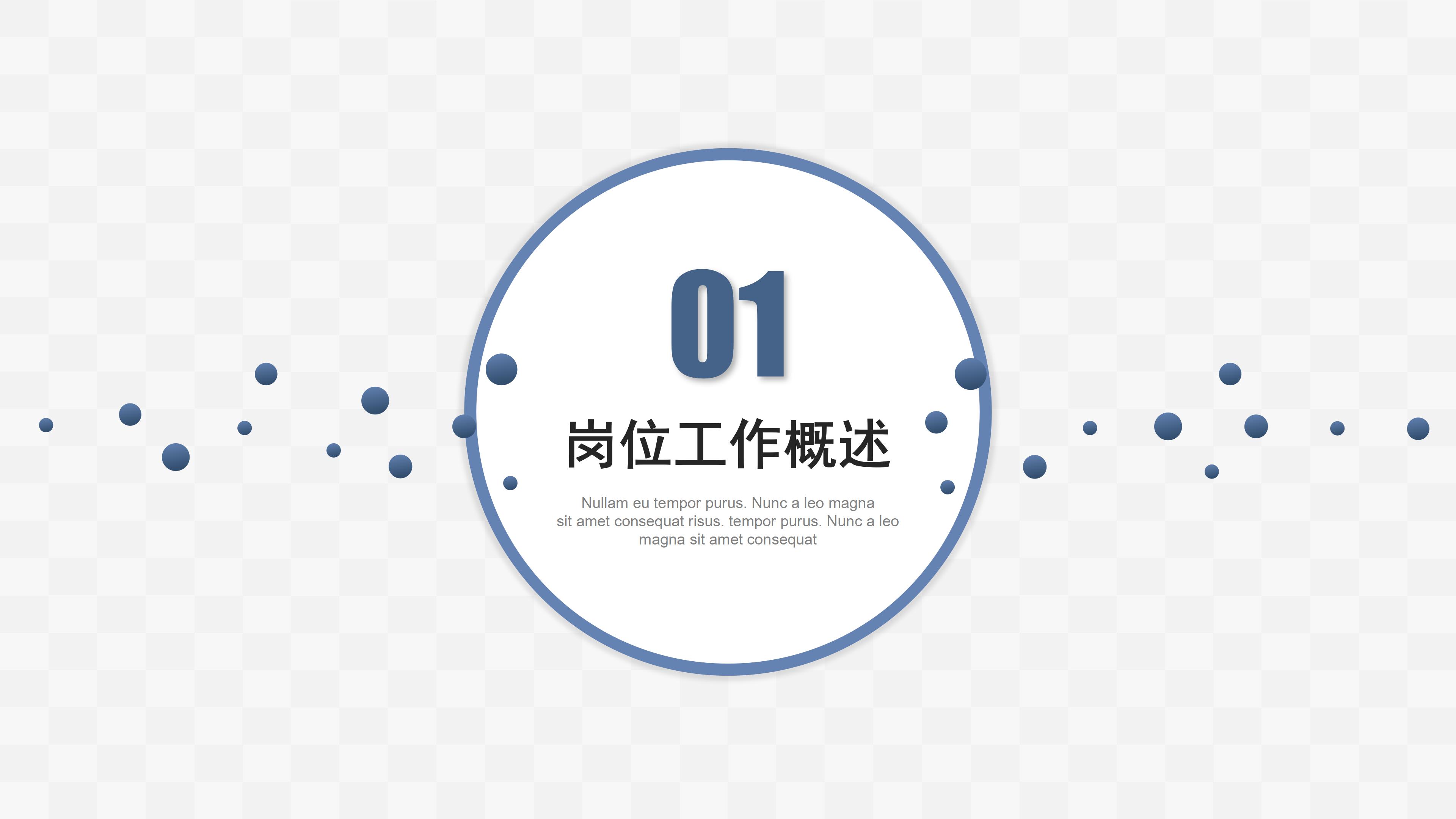 部门岗位职责划分ppt模板