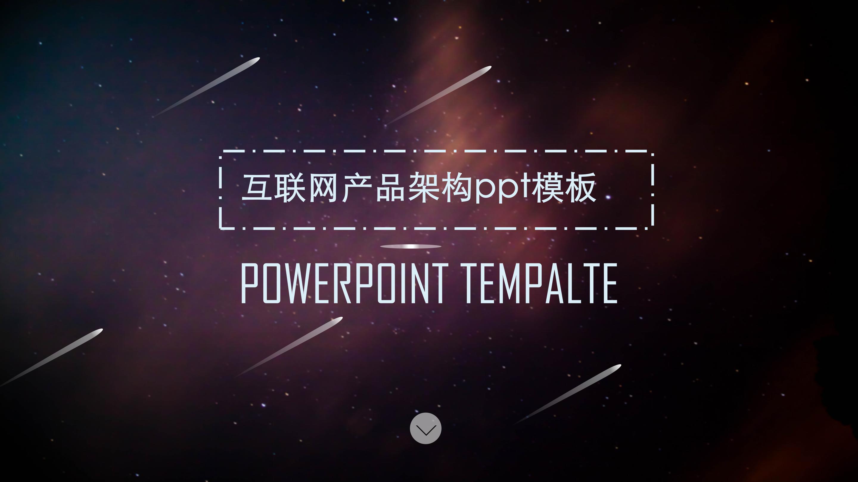 互联网产品架构ppt模板