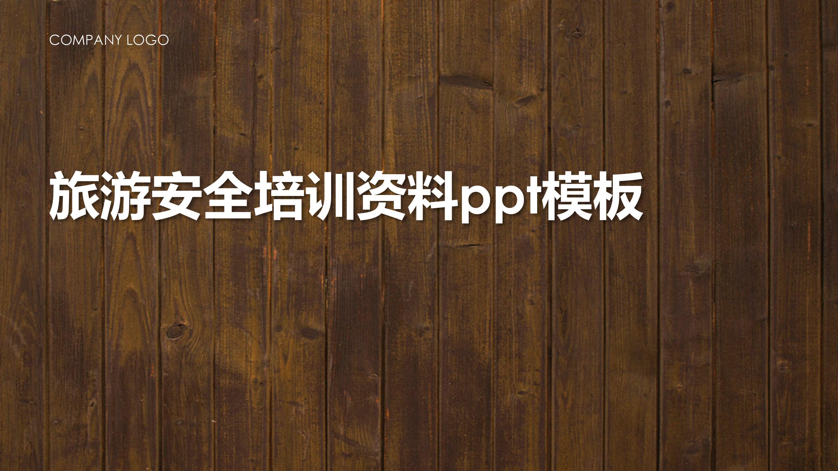 旅游安全培训资料ppt模板