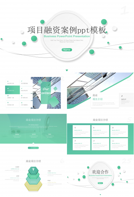 项目融资案例ppt模板