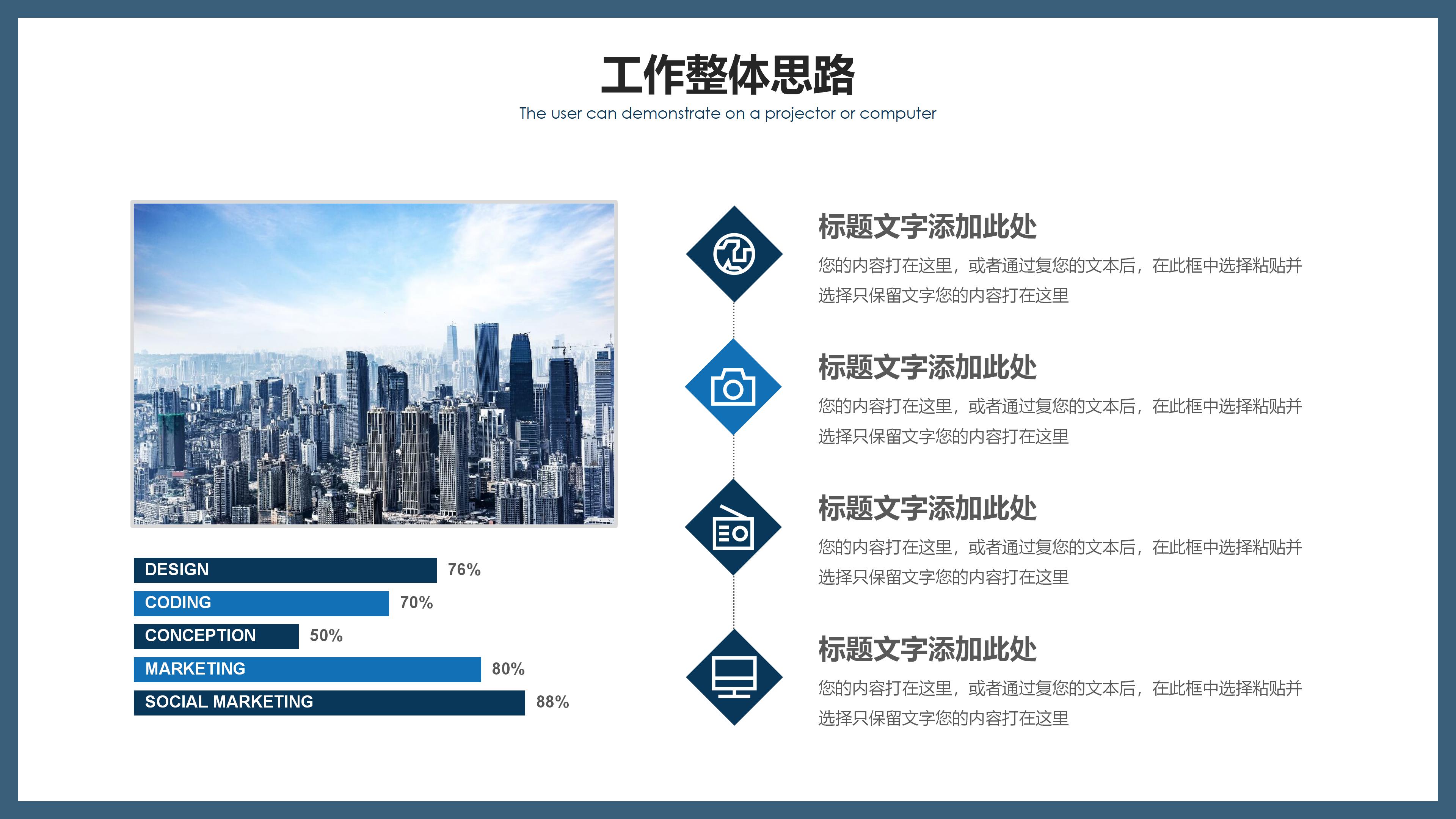 述职自我评价ppt模板