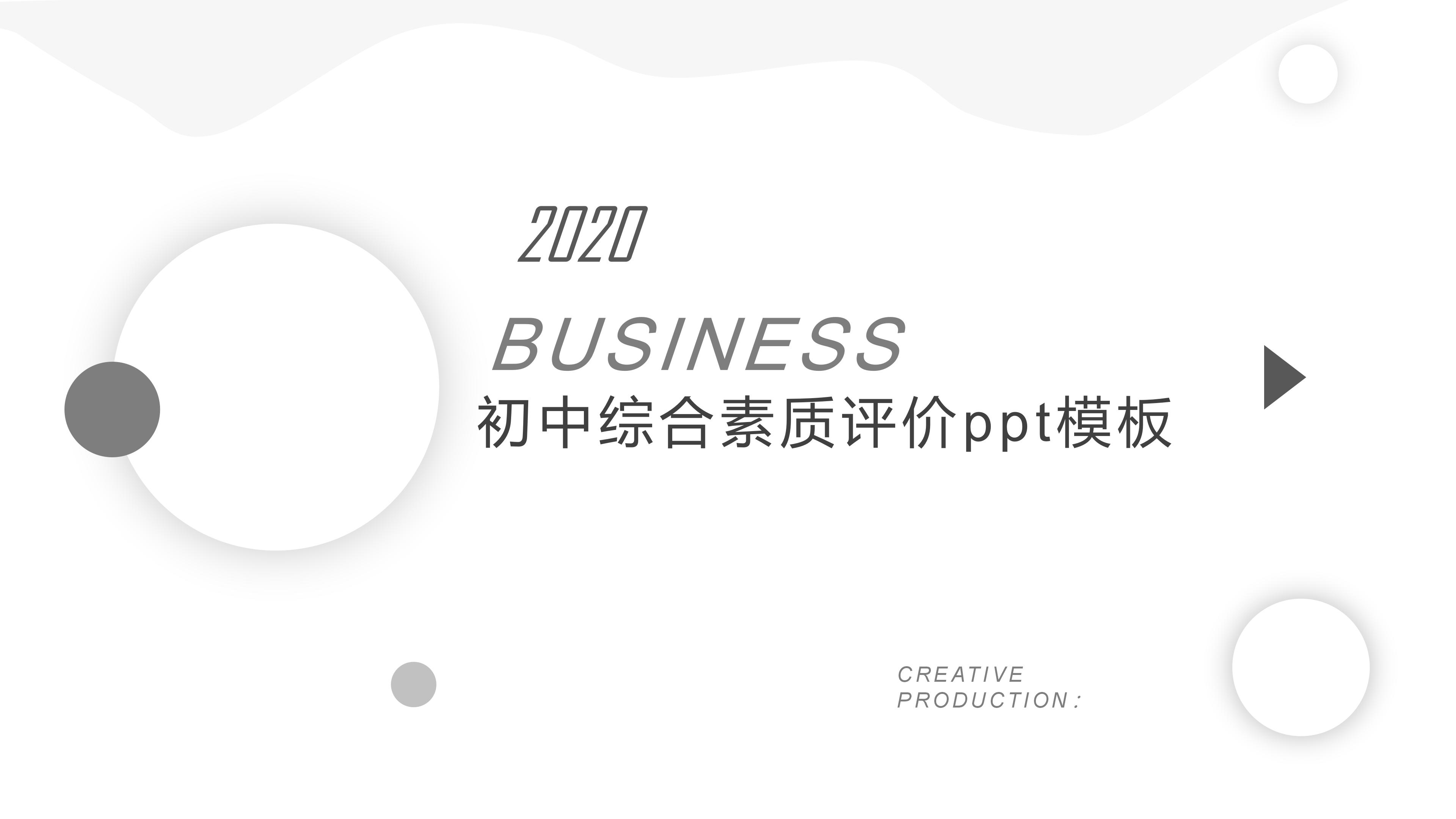 初中综合素质评价ppt模板