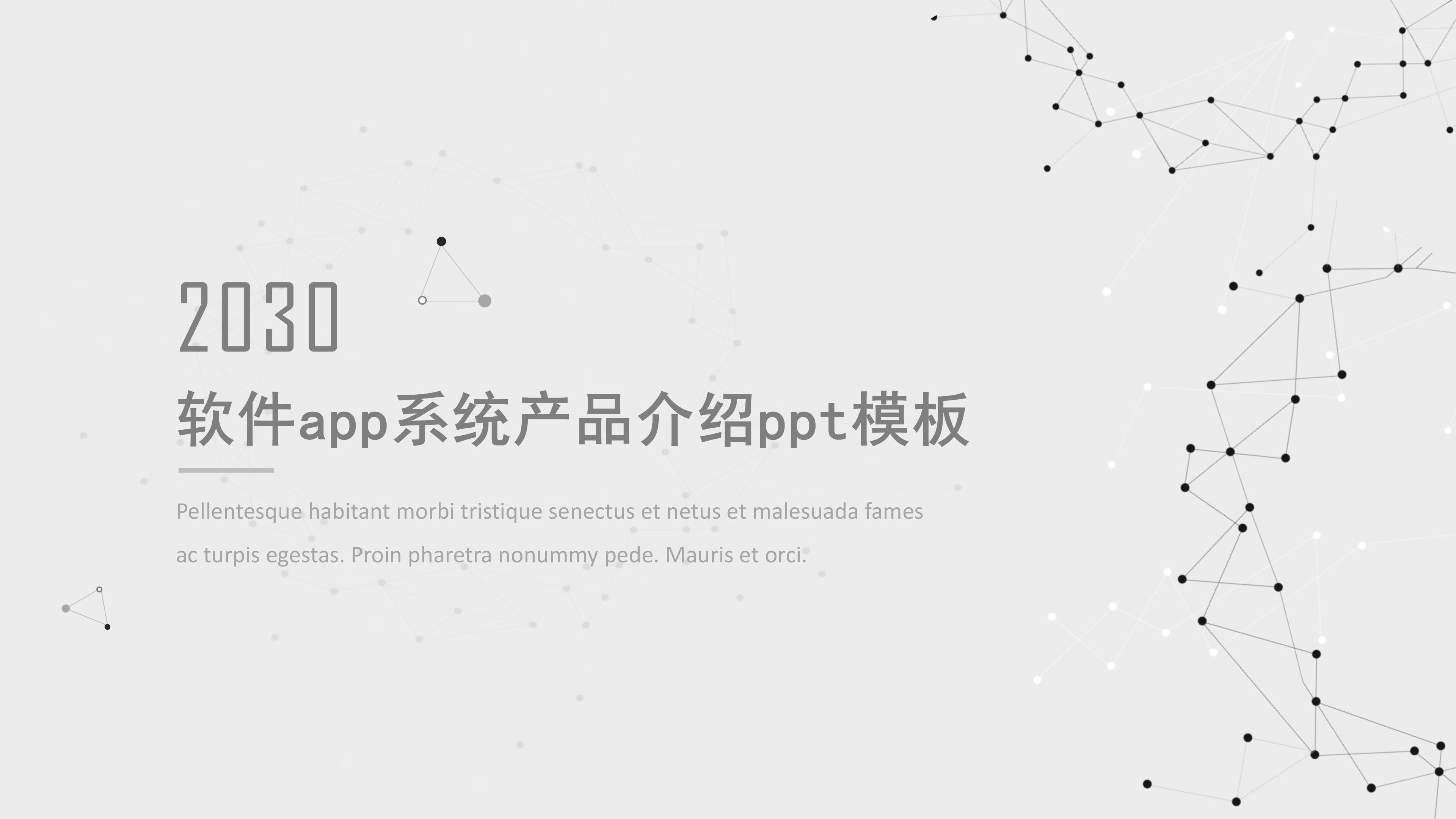 软件app系统产品介绍ppt模板