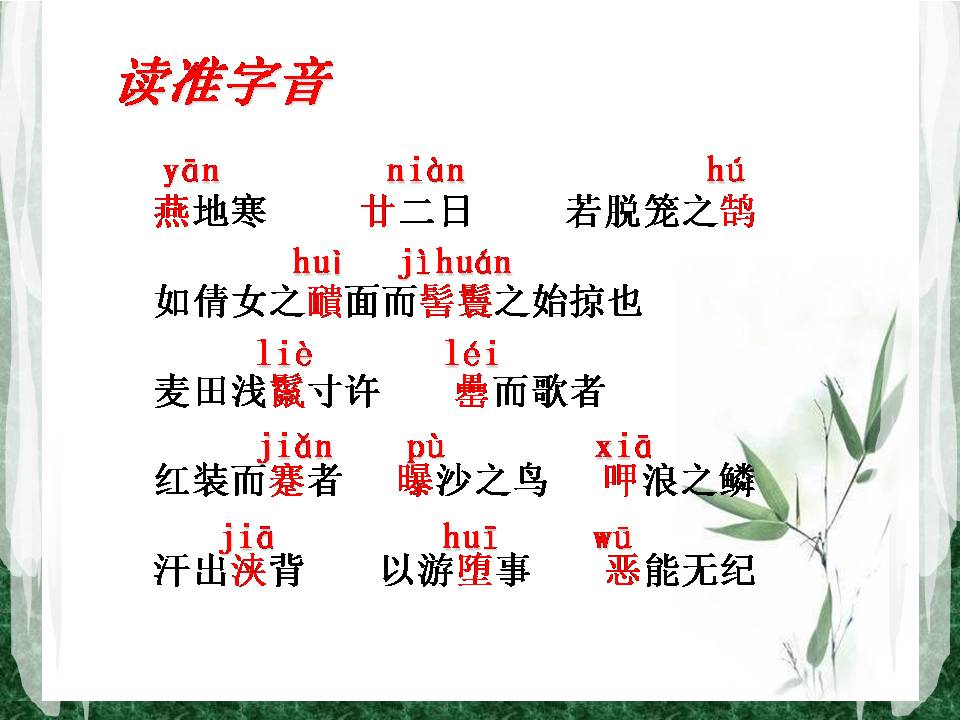 满井游记免费ppt