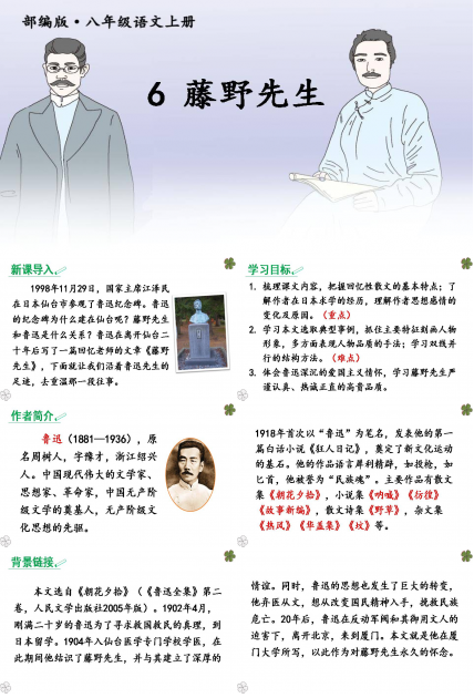 藤野先生语文课件ppt